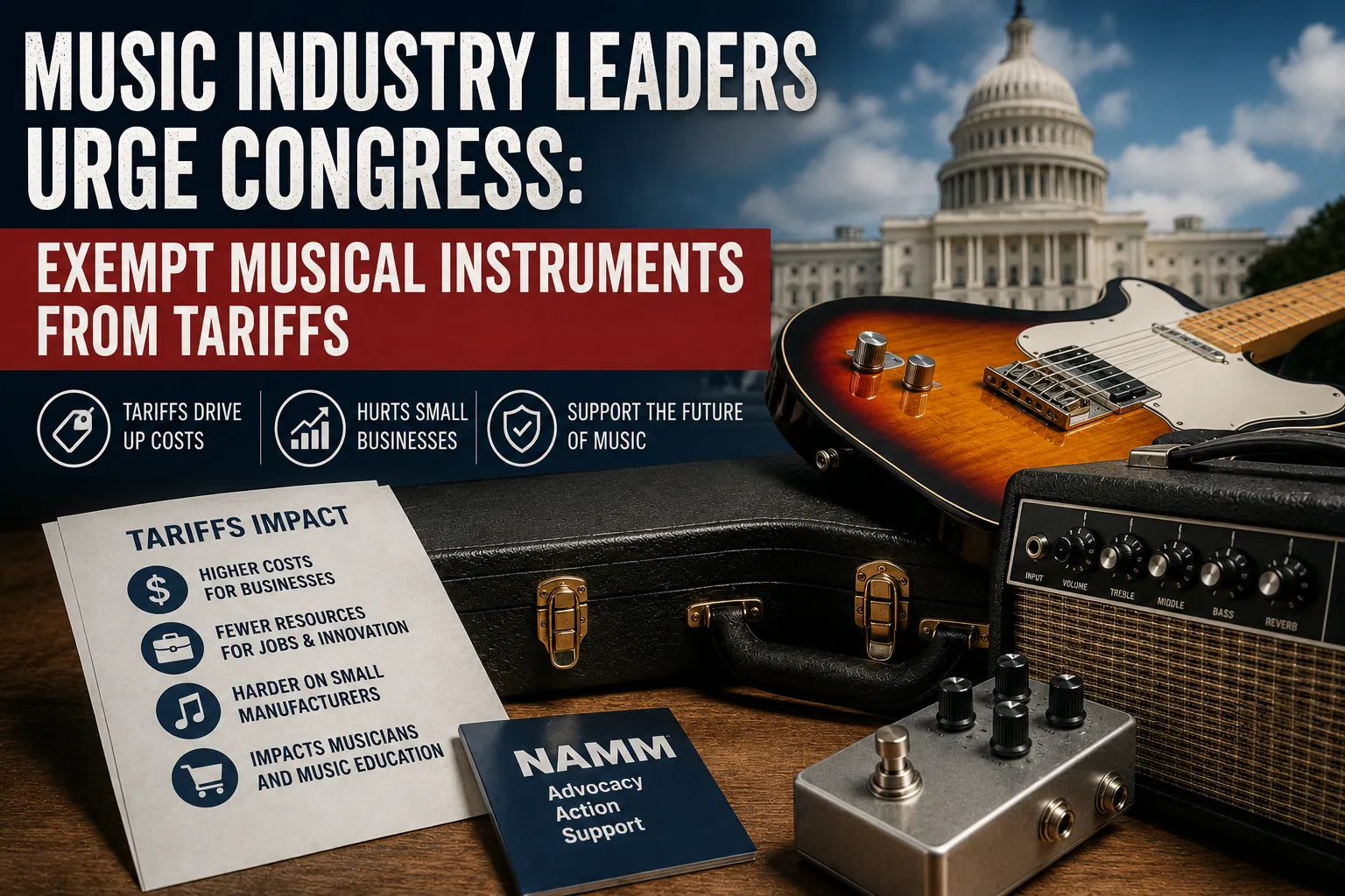 Music Industry Leaders Bring Tariff Concerns to Washington
