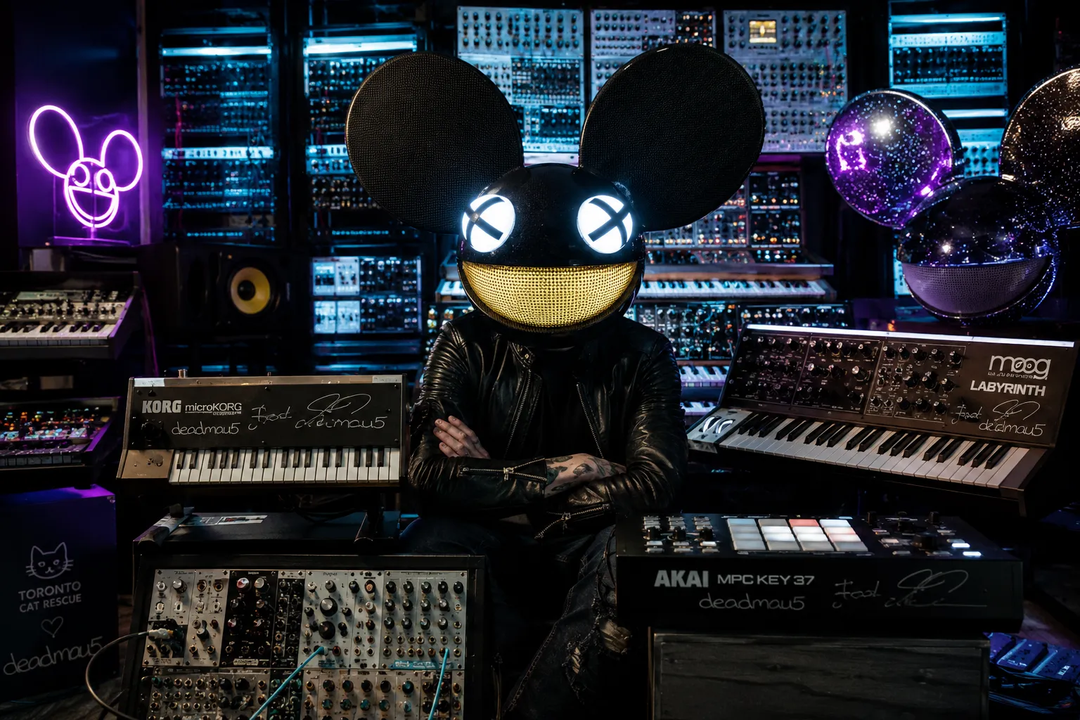 deadmau5 Is Selling Signed Synths, Rare Studio Gear and a Vegas-Used mau5head Through Reverb
