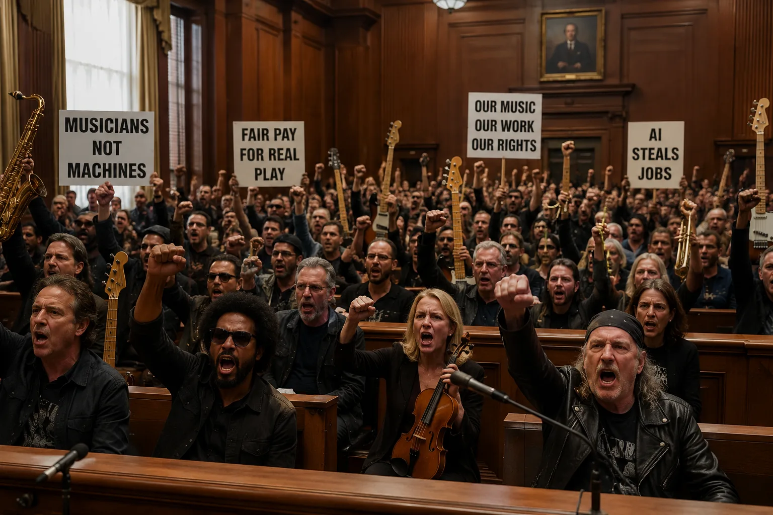 American Federation of Musicians Sues Universal and Warner Over AI Licensing Deals