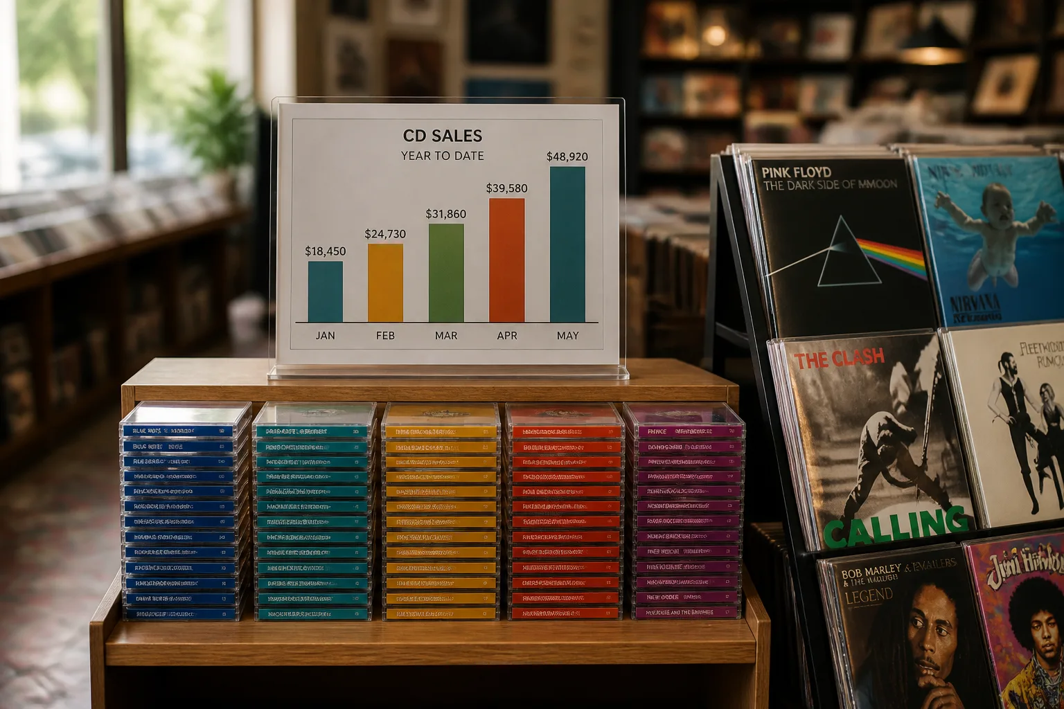 U.S. CD Sales Surge 16% in First Half of 2026, Outpacing Vinyl Growth